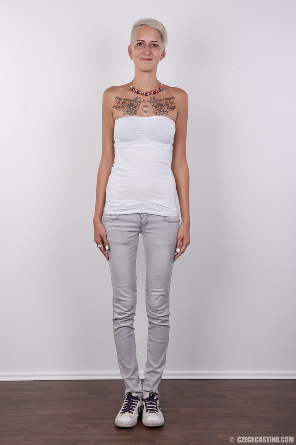 Short hair blonde with pierced nipples and  - XXX Dessert - Picture 2