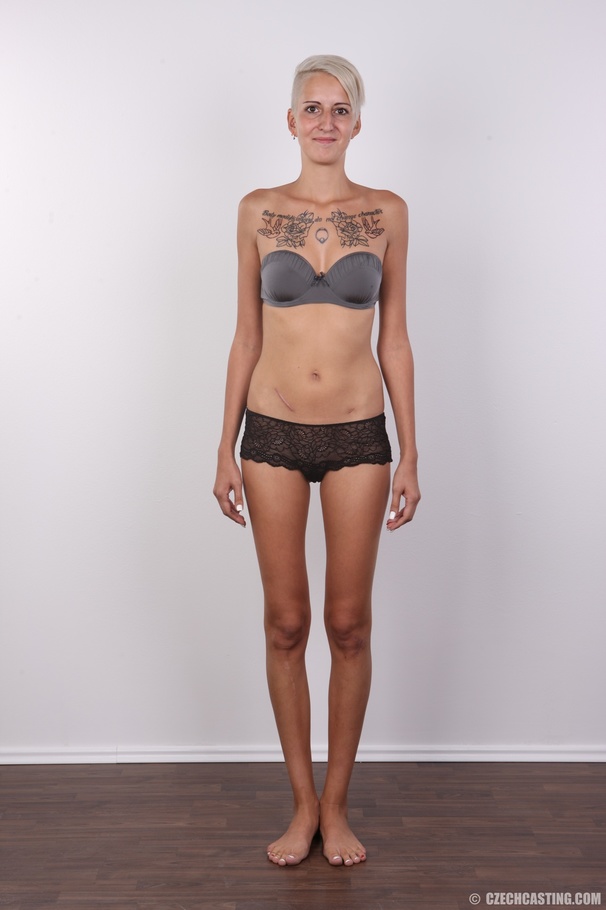 Short hair blonde with pierced nipples and  - XXX Dessert - Picture 7