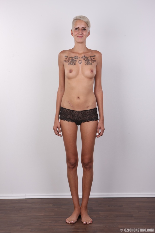 Short hair blonde with pierced nipples and  - XXX Dessert - Picture 11