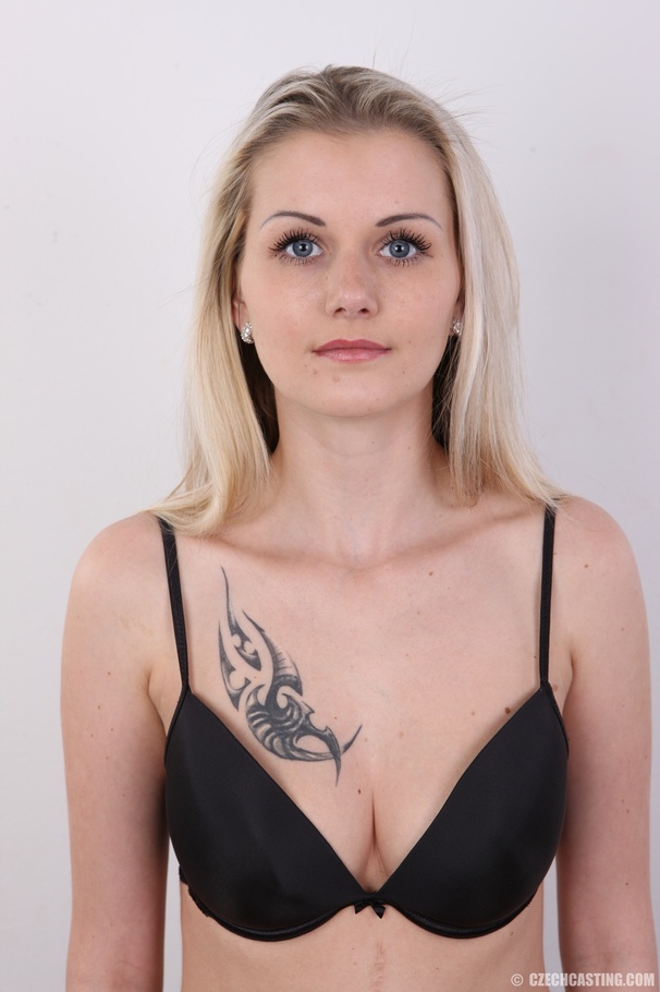 Sexy blonde with cute tattoos and dreamy ey - XXX Dessert - Picture 5