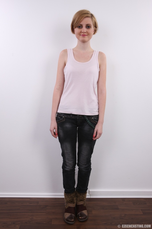 Petite cute chick with sexy eyes shows her  - XXX Dessert - Picture 3