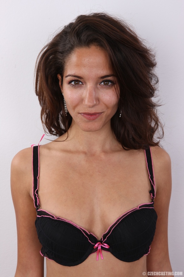 Sexy and wild looking brunette smiles as sh - XXX Dessert - Picture 15