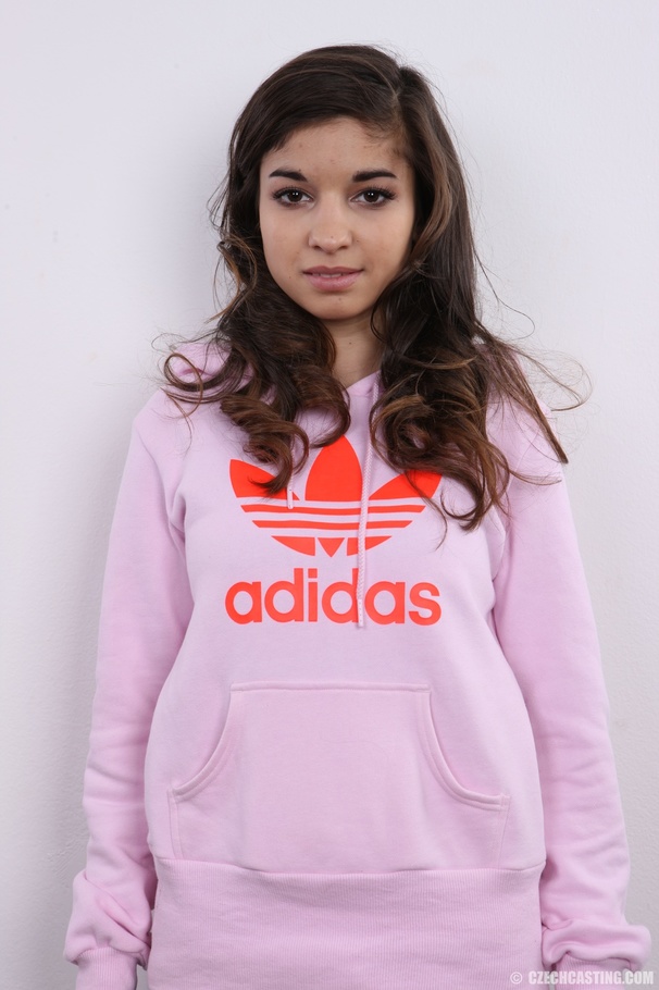 Young pretty girl with real sexy look shows - XXX Dessert - Picture 1