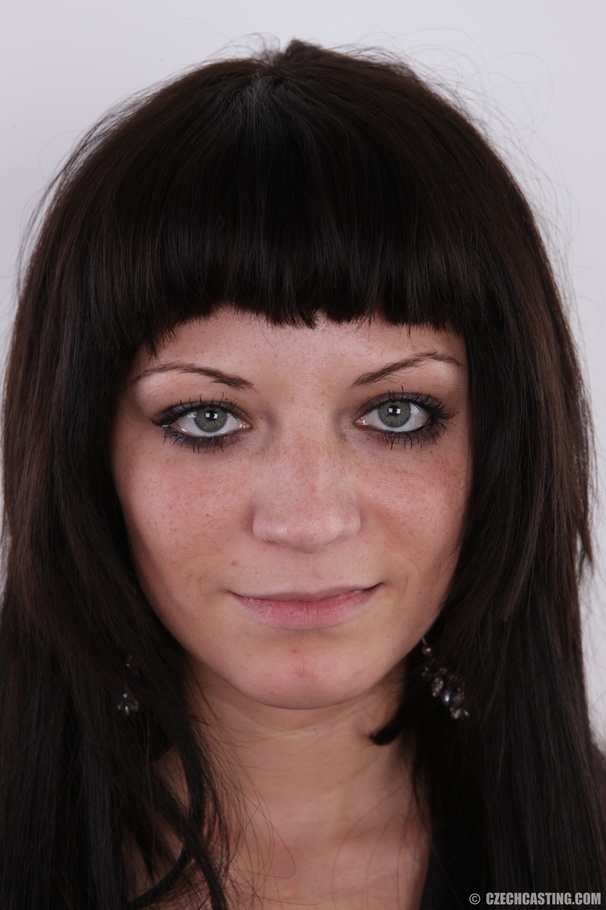 Long hair brunette strips to sexually revea - XXX Dessert - Picture 1