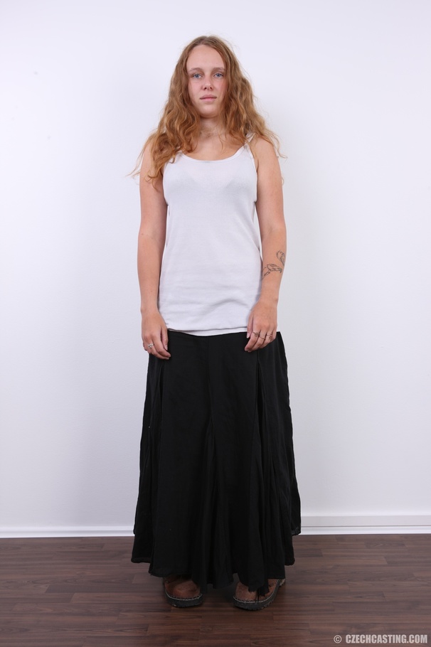 Brunette strips to reveal sweet body, soft  - XXX Dessert - Picture 3