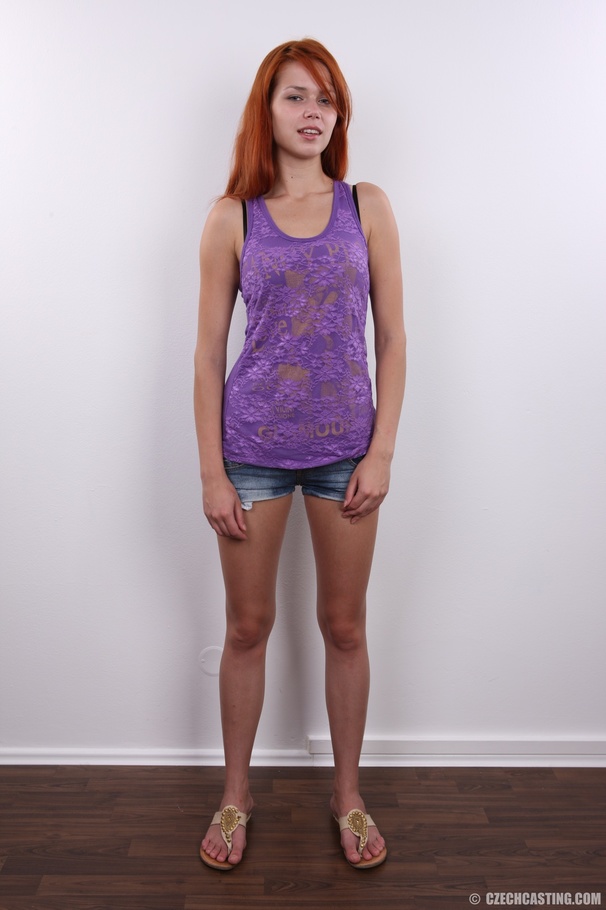 Slim and charming cute redhead with enticin - XXX Dessert - Picture 2