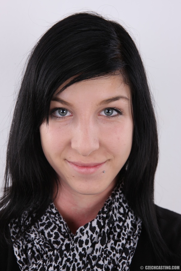 Innocent cute brunette reveals slim sexy bo - XXX Dessert - Picture 1