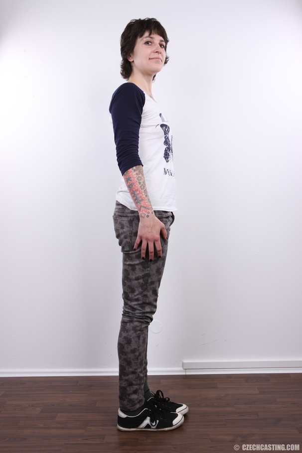 Interesting brunette covered in colored tat - XXX Dessert - Picture 4