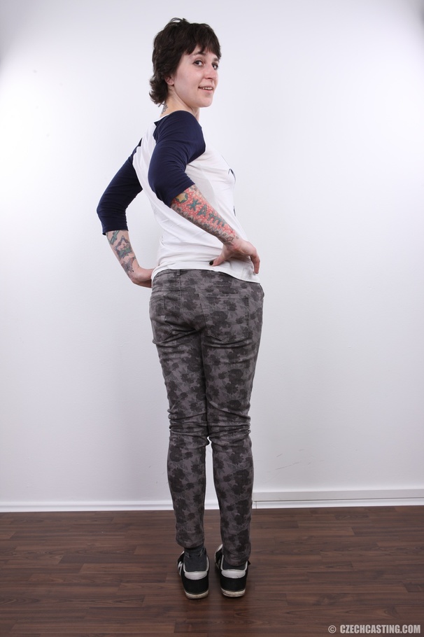 Interesting brunette covered in colored tat - XXX Dessert - Picture 5