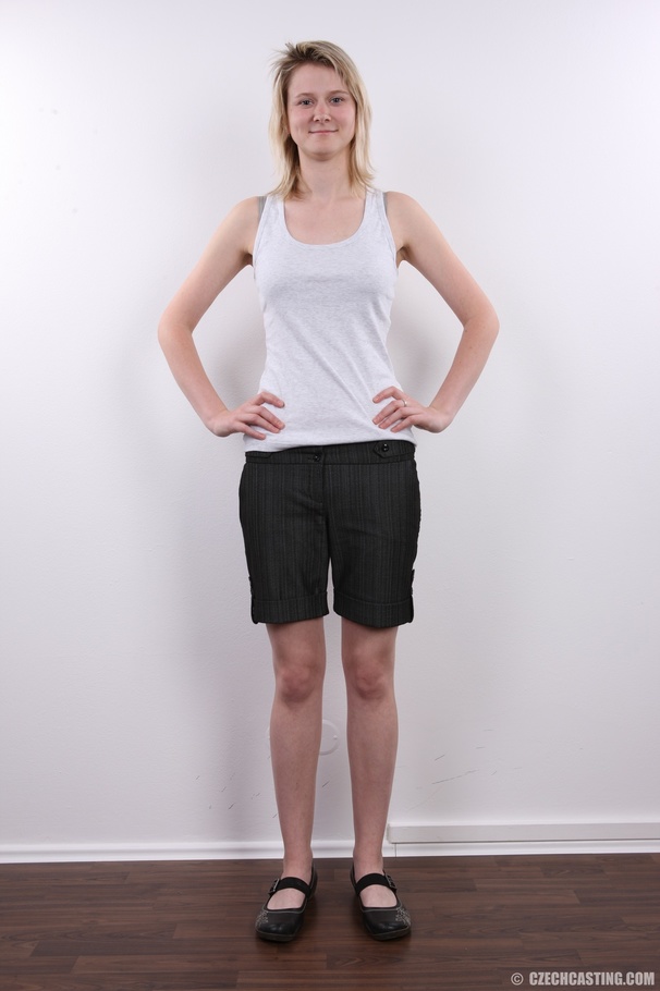 Sexy blonde with cute eyes and smile shows  - XXX Dessert - Picture 3