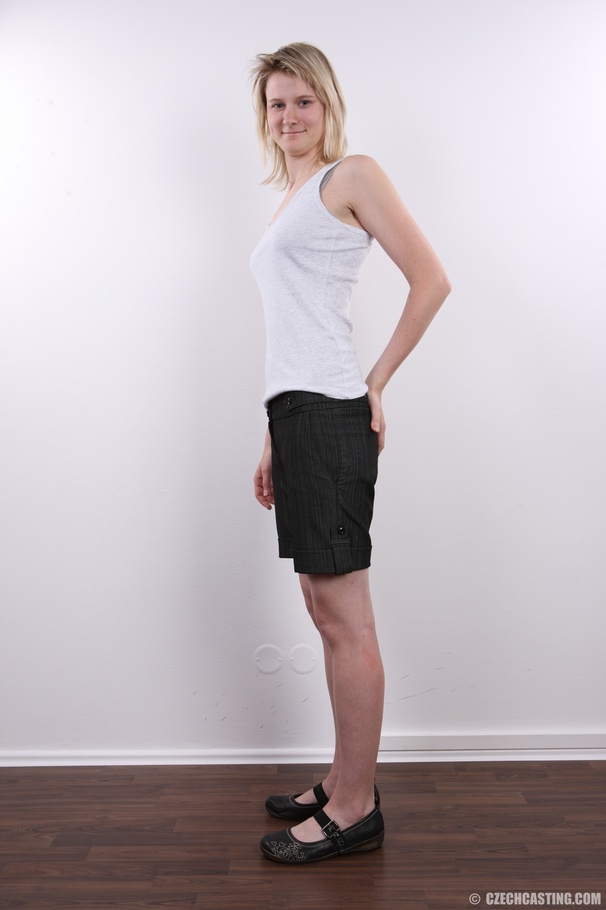 Sexy blonde with cute eyes and smile shows  - XXX Dessert - Picture 4