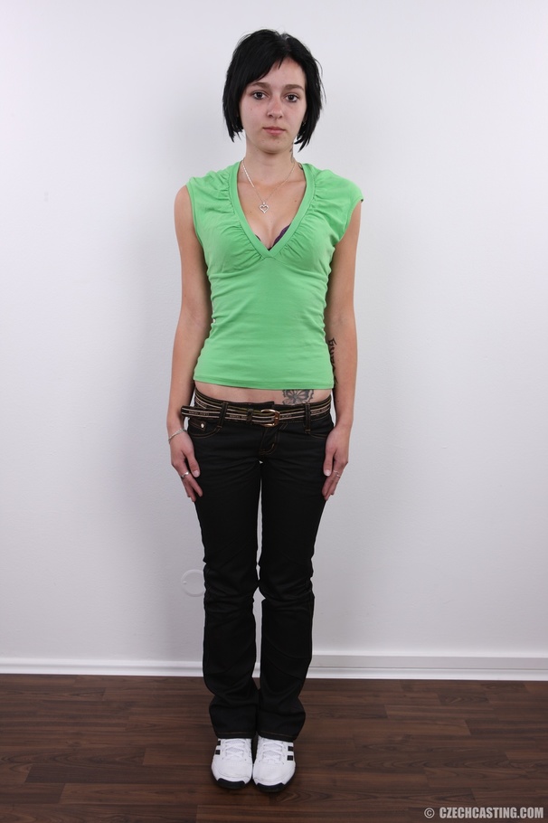 Sexy cute and slim black hair chick shows c - XXX Dessert - Picture 2