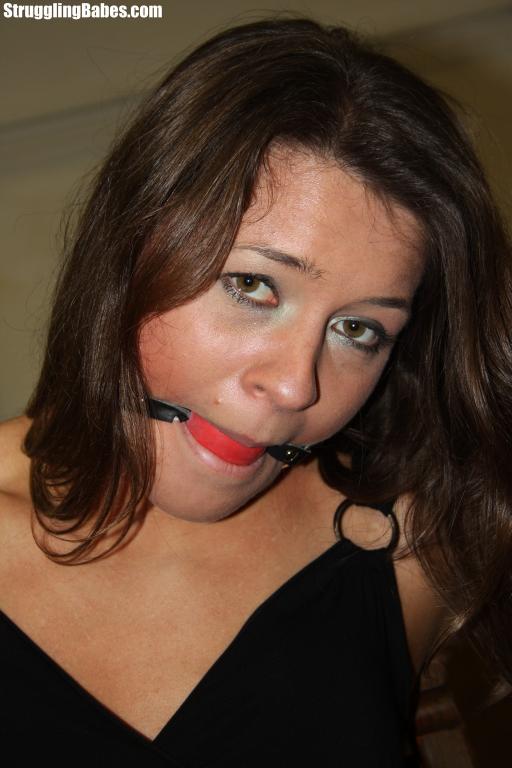 Cute girlfriend is roped to chair and ball  - XXX Dessert - Picture 7