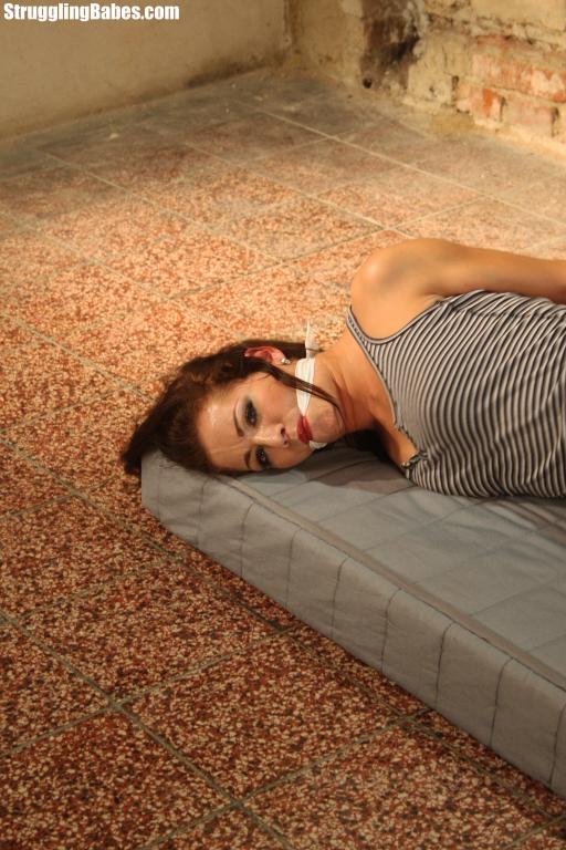 Useless nasty whore is hogtied with clothes - XXX Dessert - Picture 12