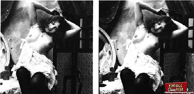 Pretty gorgeous vintage babes love posing i - XXX Dessert - Picture 6