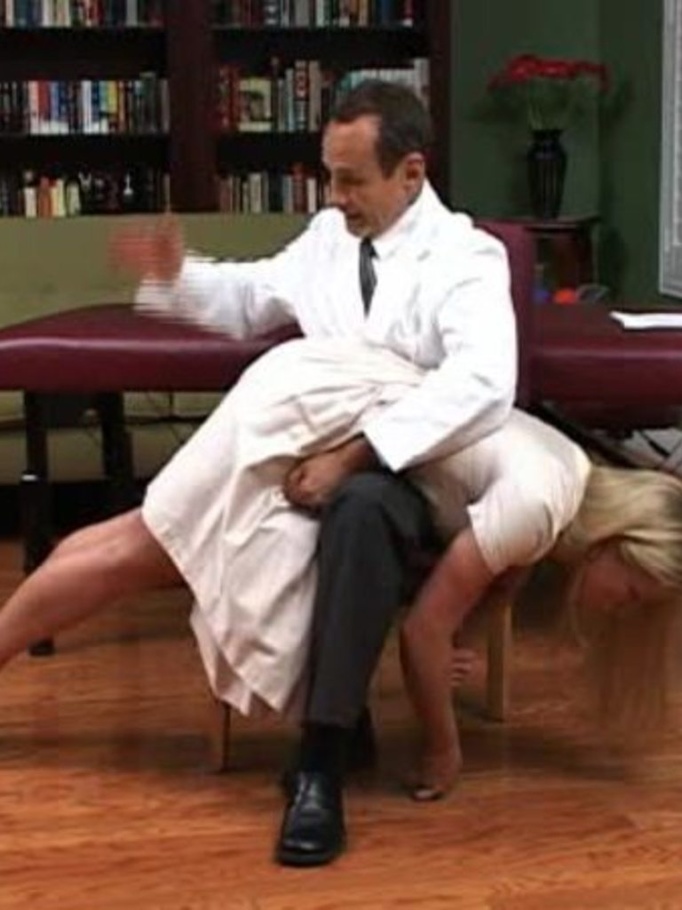 Sweet blonde teen gets her gorgeously big ass spanked by daddy. - XXXonXXX - Pic 2