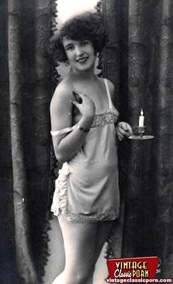 Pretty vintage beauties wearing underwear i - XXX Dessert - Picture 12
