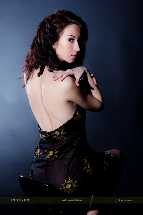 Hot brunette with lusciously formed booby d - XXX Dessert - Picture 1