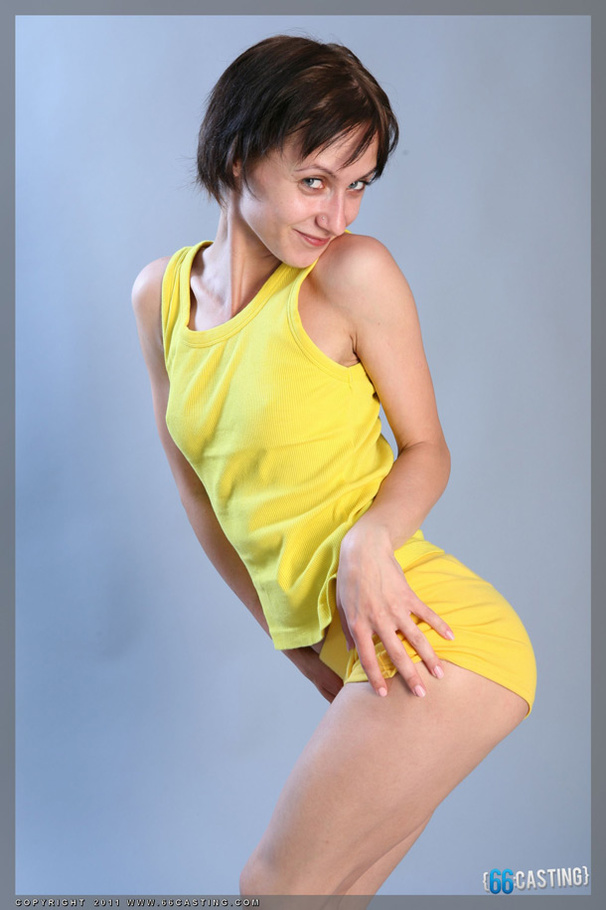 Cute brunette teen posing naked in sneakers - XXXonXXX - Pic 7