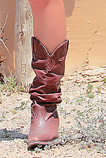 Blonde teen cowgirl undressing to tease you - XXXonXXX - Pic 4