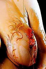 Amazing pics of blonde ponytailed freshie playing with honey - XXXonXXX - Pic 4