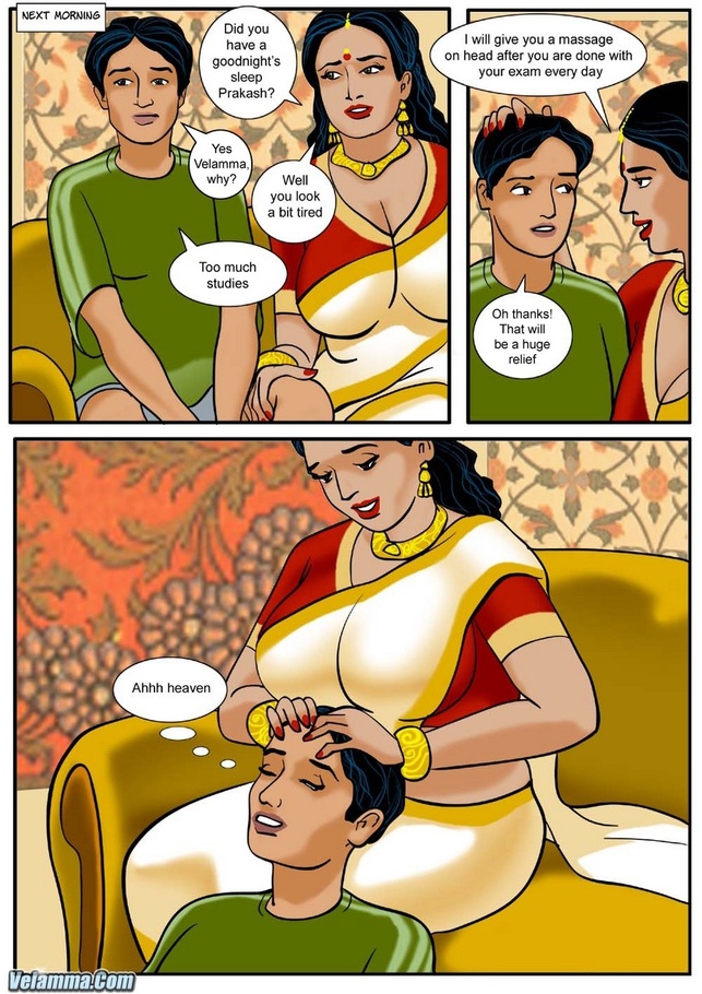 Cartoon Xxx In Urdu - Dirty Indian housewife giving a handjob - Silver Cartoon - Picture 2