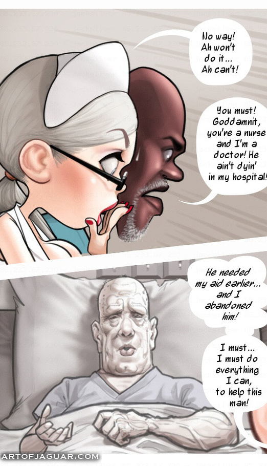 522px x 910px - Blonde nurse whore satisfying an old man with - Cartoon Sex - Picture 2
