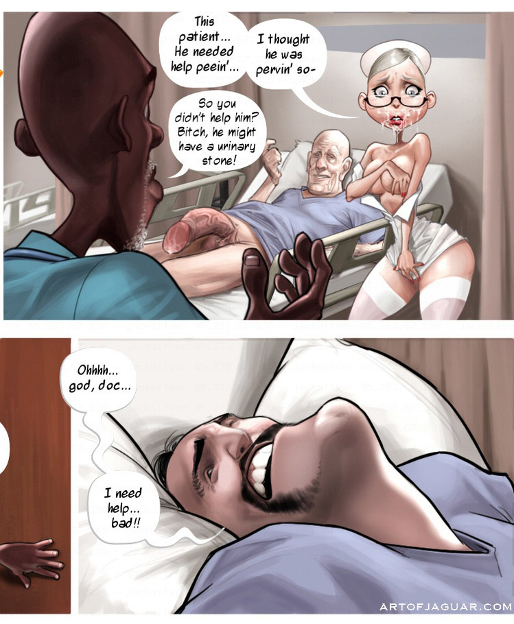 Drawn Porn Comics - Dirty porn comics about slutty nurse and her - Cartoon Sex - Picture 3