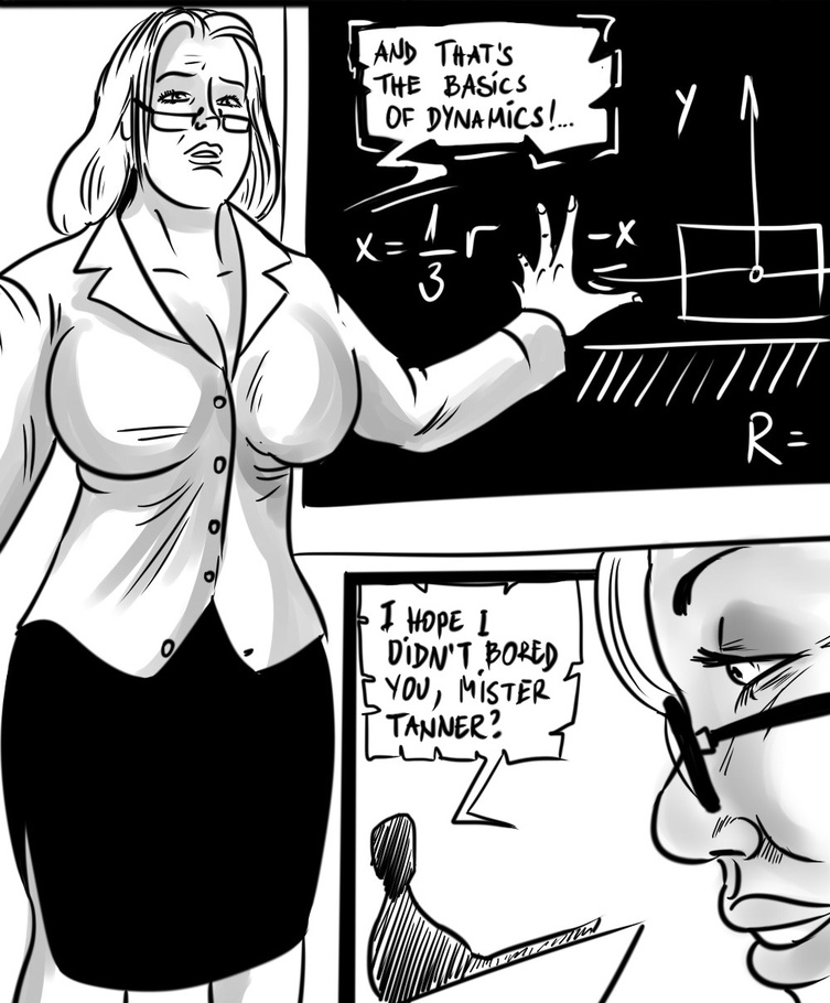 753px x 910px - Frustrated college teacher has found an intimate way to relax -  CartoonTube.XXX