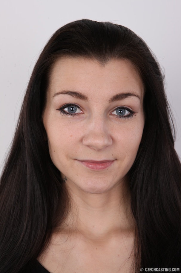 Sexy long black haired chick with big erect - XXX Dessert - Picture 1