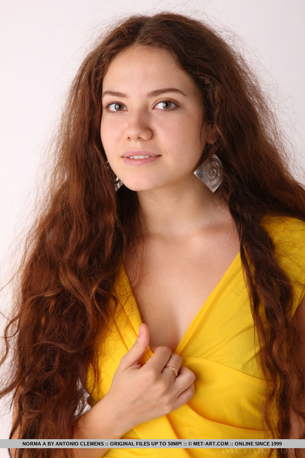 Adolescent girl poses au naturel and shows  - XXX Dessert - Picture 1
