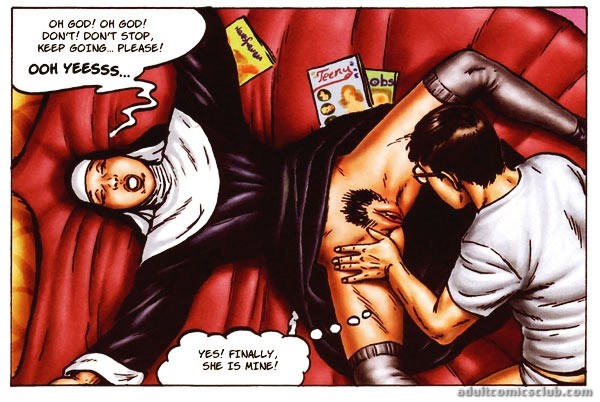 Cartoon Nun Porn - Lustful nun Arsinoe gets it into pussy and ass by Geier Robi ...