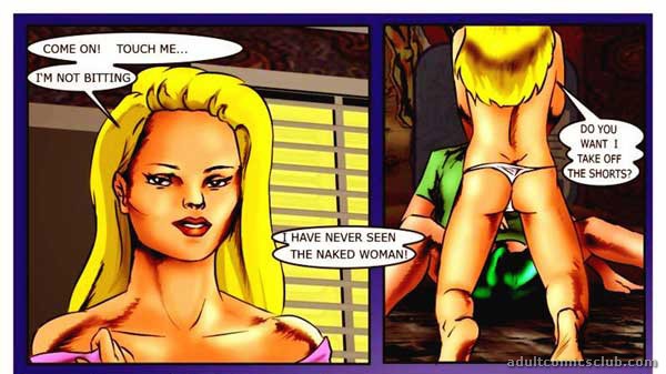 Slut Mom Toons - Dirty blonde slut from Relaxed Mom Adult Comic spreads her legs wide for a  toon schlong - CartoonTube.XXX
