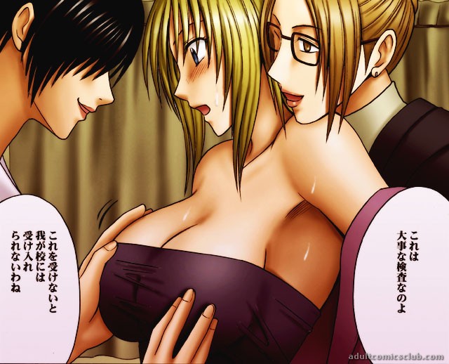 640px x 518px - Hot blonde manga chick from Crimson Pride CG comics gets her ...