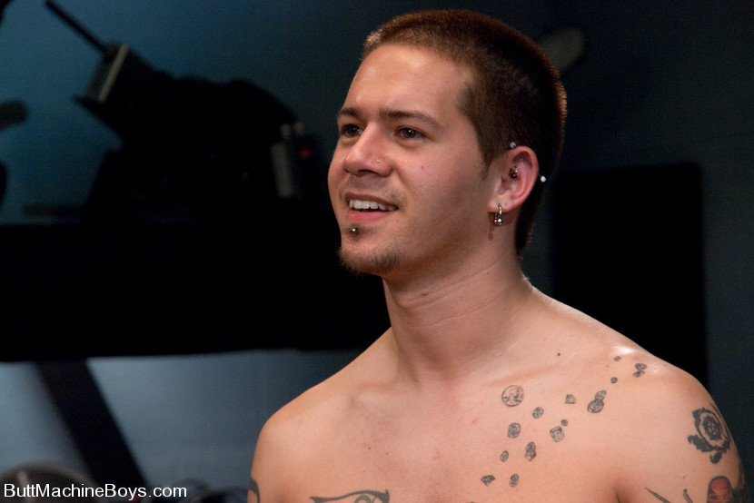 Tattooed stud wanks his cock and gets fucke - XXX Dessert - Picture 15