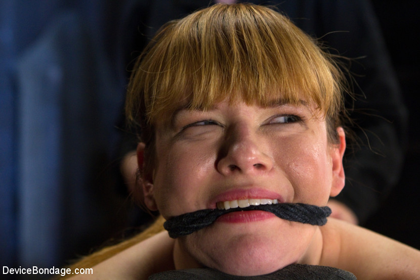 Creamy blonde bound and pegged gets spanked - XXX Dessert - Picture 4