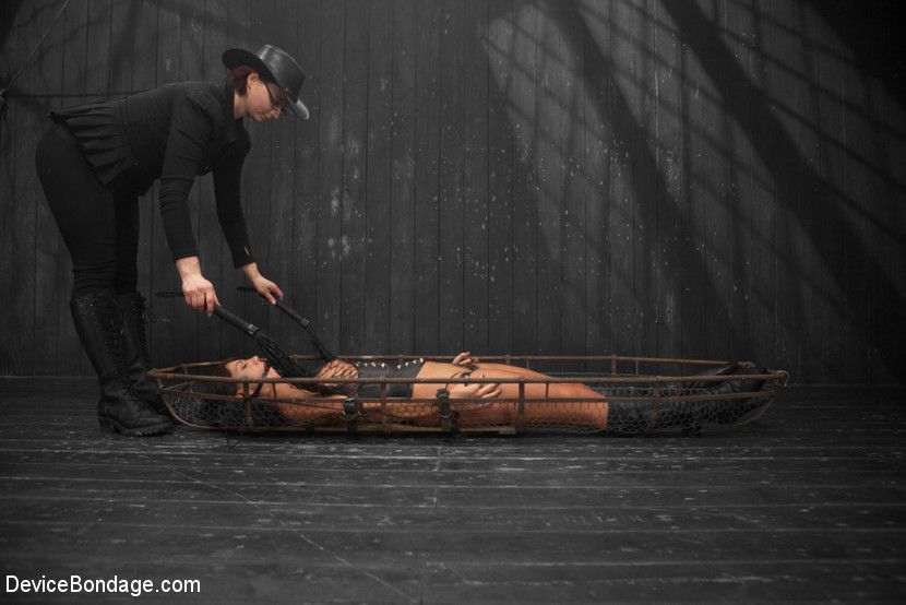 Cute damsel tied and bound gets choked and  - XXX Dessert - Picture 8