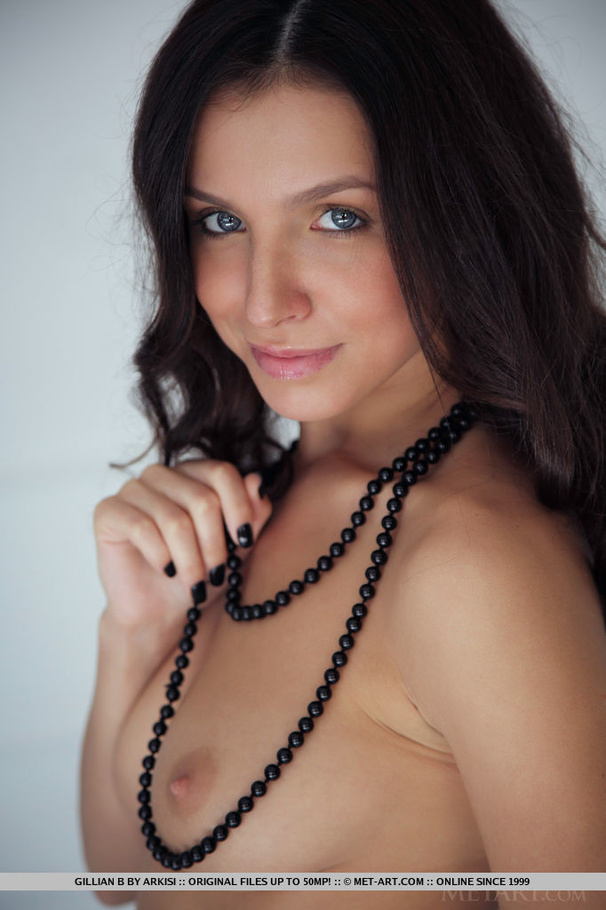 Classy, young brunette shows off her sexy,  - XXX Dessert - Picture 1