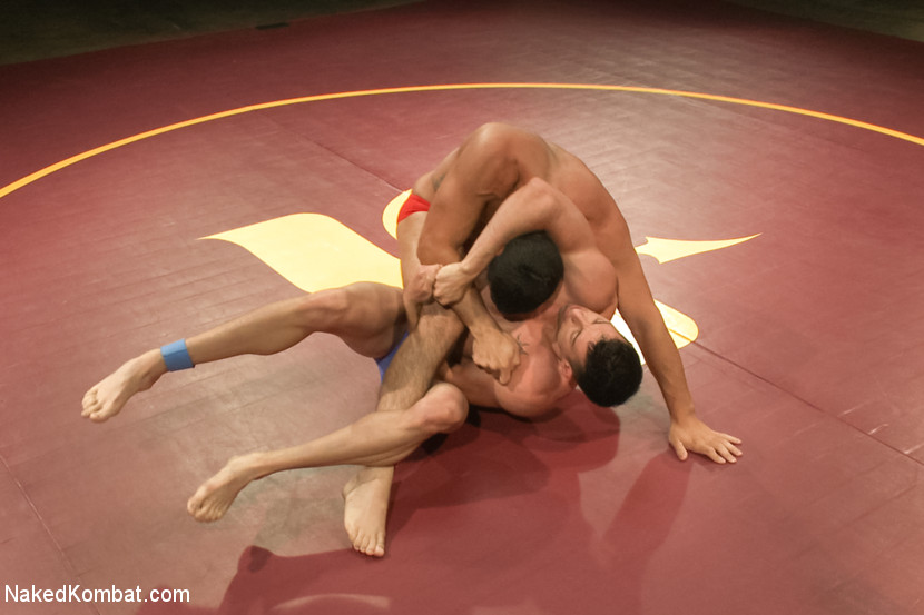 Hot sweaty wrestling match ends with loser  - XXX Dessert - Picture 1