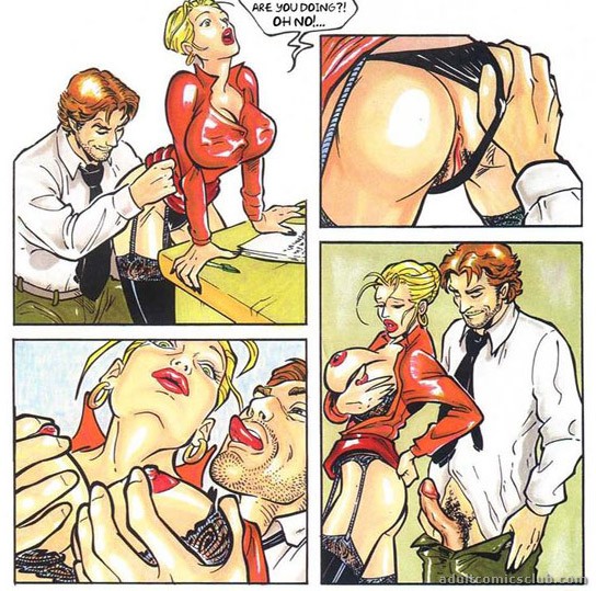 Hot Sex Porn Comic - Very hot fucking scenes in the office form a cool porn ...