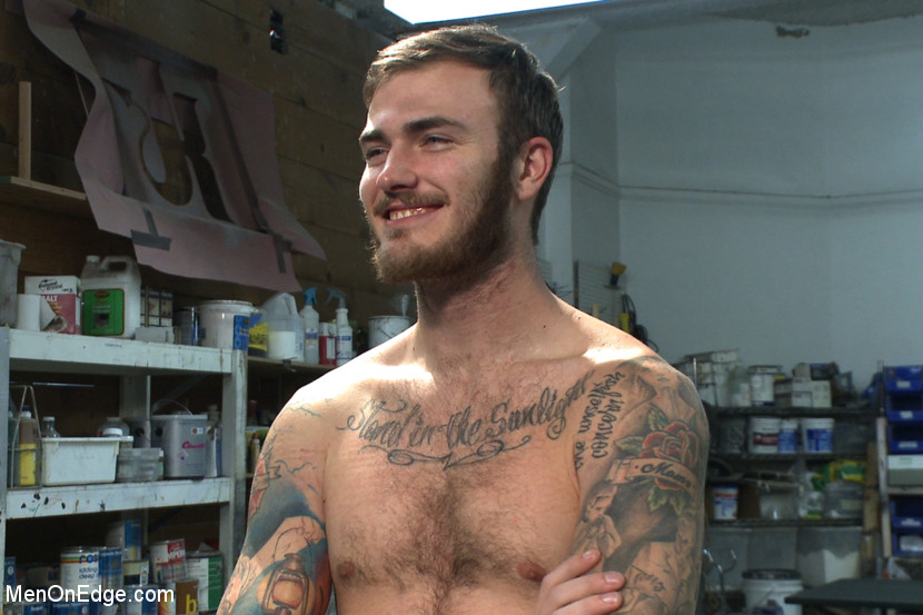 Two kinky guys tie and suspend bearded tatt - XXX Dessert - Picture 15