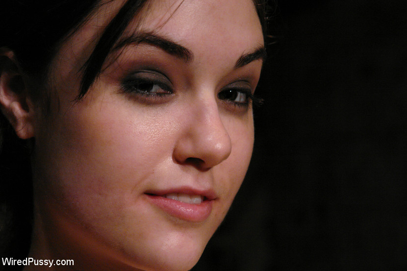 Girl on chair and stairs gets striped, cage - XXX Dessert - Picture 2