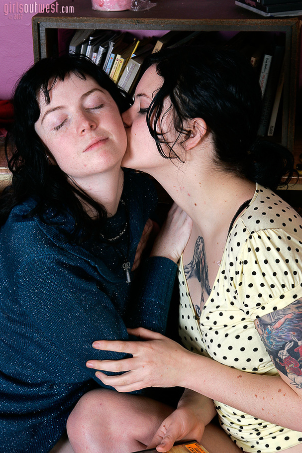 Hot tattoo babe with spicy friend undress f - XXX Dessert - Picture 1
