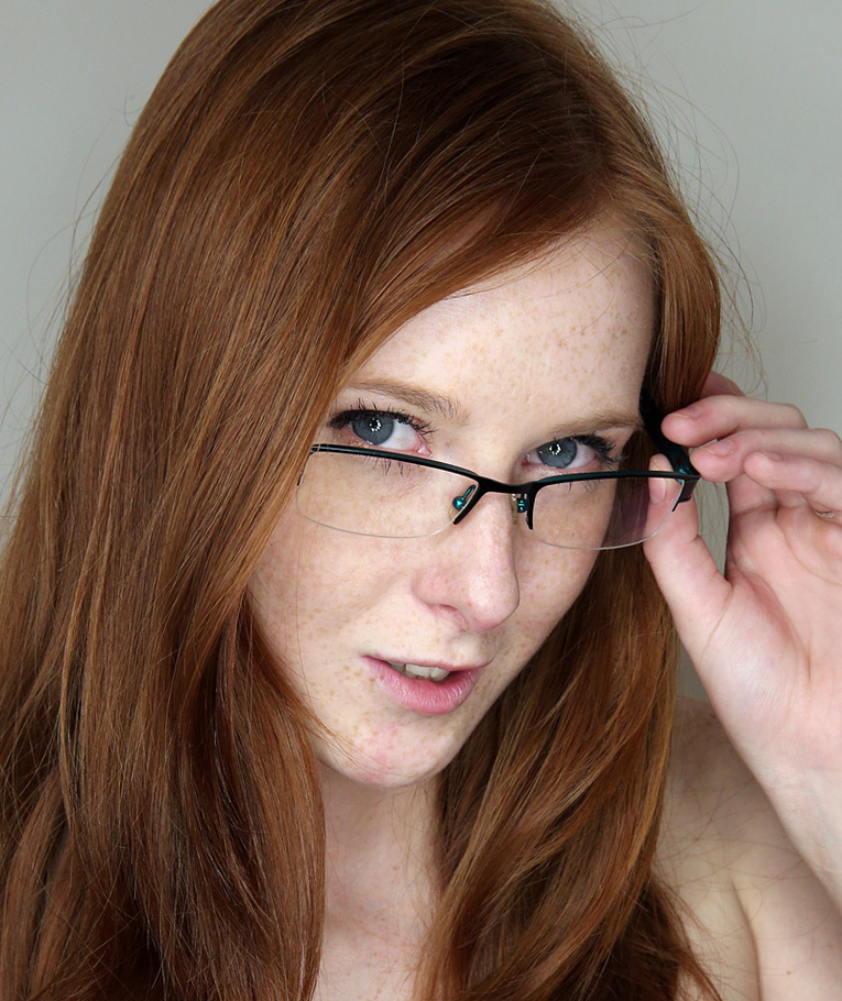 Ginger cutie in glasses gets her  tight ass - XXX Dessert - Picture 1