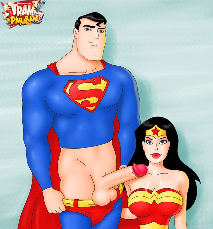 Batman seduces a stud while Superman prefers chicks - Picture 1