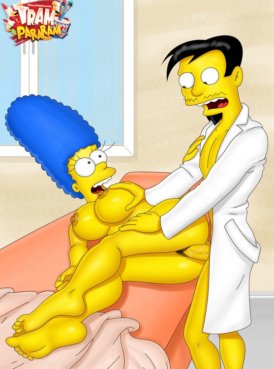 Marge Simpson and porn Foxxy getting their caves - Picture 1