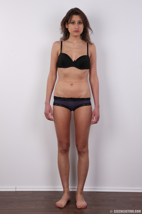 Hot tempting chick in black strips nude to  - XXX Dessert - Picture 7