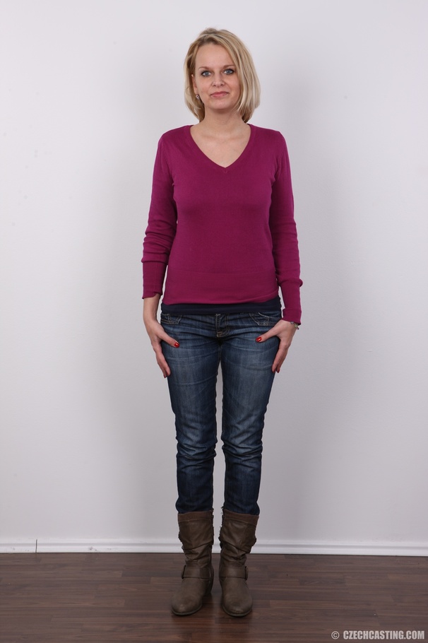 Sweet blonde with sexy eyes shows it all, p - XXX Dessert - Picture 2