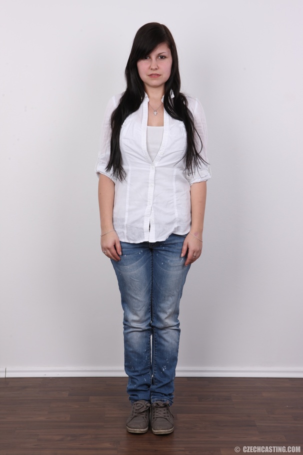 Young chick with cute face, long dark hair, - XXX Dessert - Picture 2