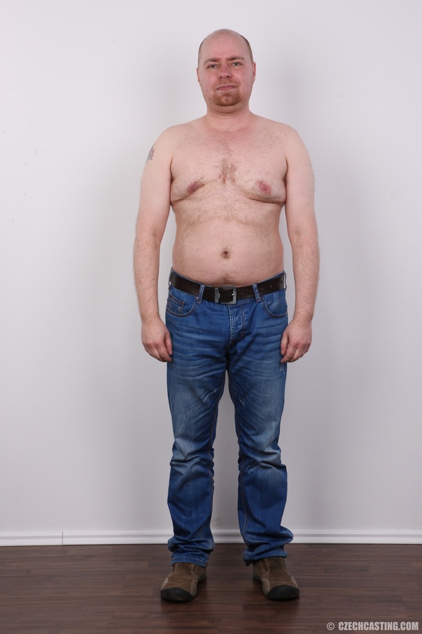 Chubby bald sex change guy strips to reveal - XXX Dessert - Picture 5
